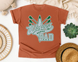 Wolves Rowing Dad graphic tee in Yam