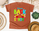 Welcome Back To School graphic tee in Yam