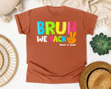 Bruh We Back Back To School graphic tee in Yam