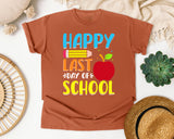 Happy Last Day Of School graphic tee in Yam