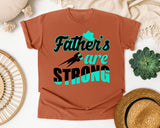 Fathers Are Strong White 2 graphic tee in Yam