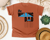 The Walking Dad White 2 graphic tee in Yam