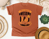 This Is What An Awesome Dad Looks Like Black graphic tee in Yam