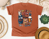 BBQ Beer And Being A Dad My Three Talents Grey 2 graphic tee in Yam