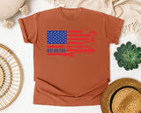 Best Dad Ever Red graphic tee in Yam