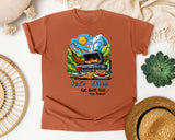Dad's Rules Eat Grill Chill Nap Repeat Grey 2 graphic tee in Yam
