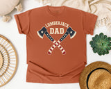 Lumberjack Dad graphic tee in Yam