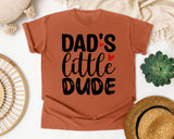 Dad's Little Dude graphic tee in Yam