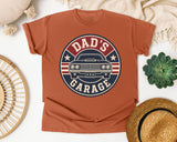 Dad's Garage Grey 2 graphic tee in Yam
