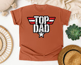 Top Dad graphic tee in Yam