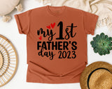 My 1st Father's Day graphic tee in Yam
