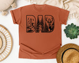 Dad Outdoors Scene graphic tee in Yam