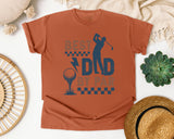 Best Dad By Par Grey graphic tee in Yam