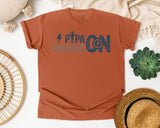 Papa Mode On Grey graphic tee in Yam