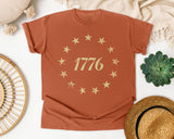 1776 graphic tee in Yam