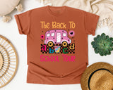The Back To School Tour graphic tee in Yam