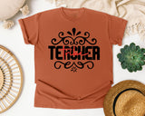 Teacher Tribe graphic tee in Yam