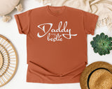 Daddy Is My Bestie Classic graphic tee in Yam