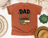 Dad Joke Loading Black graphic tee in Yam