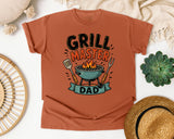 Grill Master Dad Brown graphic tee in Yam