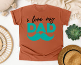 I Love My Dad Grey graphic tee in Yam