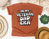 In My Veteran Dad Era graphic tee in Yam