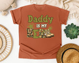 Daddy Is My Hero Brown graphic tee in Yam