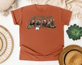 My Daddy Is My Hero Grey graphic tee in Yam