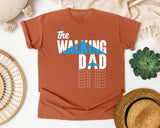The Walking Dad White graphic tee in Yam