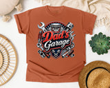 Dad's Garage Grey graphic tee in Yam
