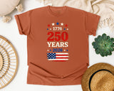 250 Years 2026 Red 2 graphic tee in Yam