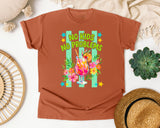 No Kids No Problems graphic tee in Yam