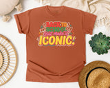 Back To School But Make It Iconic graphic tee in Yam