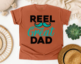 Reel Great Dad graphic tee in Yam
