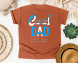 Cool Dad Blue graphic tee in Yam