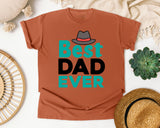Best Dad Ever Grey 5 graphic tee in Yam