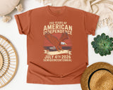250 Years Of American Independence graphic tee in Yam