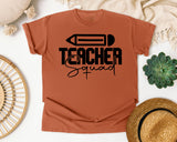 Teacher Squad graphic tee in Yam