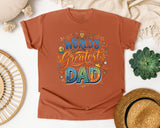 World's Greatest Dad Grey 3 graphic tee in Yam