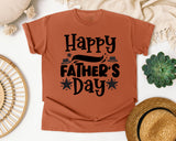 Happy Father's Day graphic tee in Yam