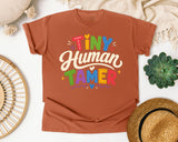 Tiny Human Tamer graphic tee in Yam