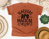 Teachers Are Magical graphic tee in Yam