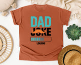 Dad Joke Loading Teal 3 graphic tee in Yam