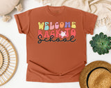 Welcome Back To School Retro graphic tee in Yam