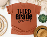 Third Grade Squad Bold graphic tee in Yam