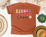Kindergarten Crew graphic tee in Yam