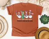 Patriotic Goose On The Loose graphic tee in Yam