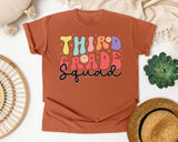 Third Grade Squad graphic tee in Yam