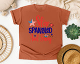Star Spangled And Sassy graphic tee in Yam