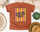 Cool Dad Embarrassing World graphic tee in Yam